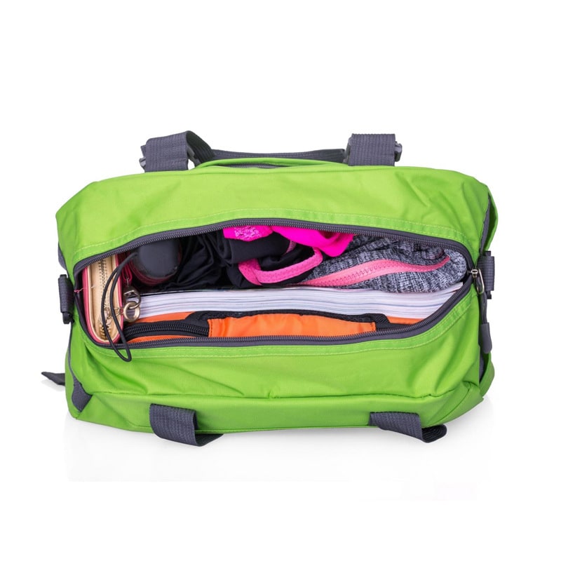 Gym Bag Duffel with Yoga Mat Straps Nylon with Adjustable Shoulder and Compression