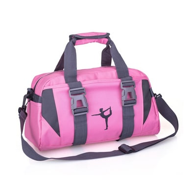 Gym Bag Duffel with Yoga Mat Straps Nylon with Adjustable Shoulder and Compression