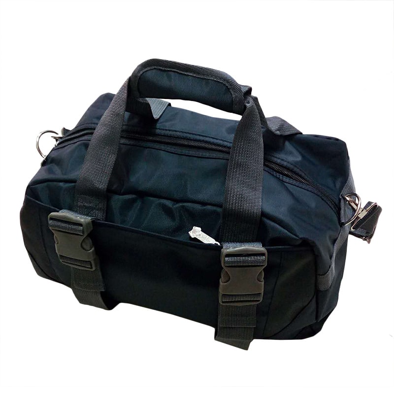 Gym Bag Duffel with Yoga Mat Straps Nylon with Adjustable Shoulder and Compression