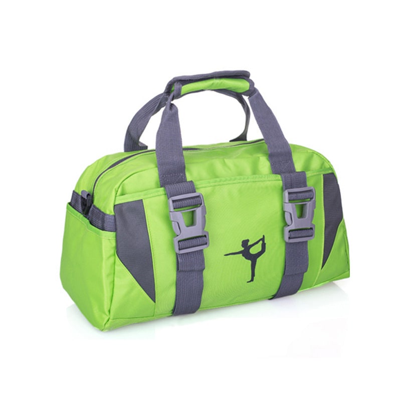 Gym Bag Duffel with Yoga Mat Straps Nylon with Adjustable Shoulder and Compression