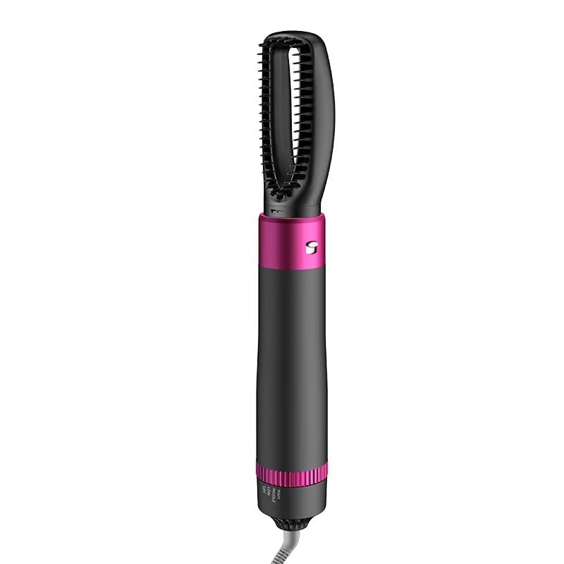 Hair Dryer and Diffuser Blow Brush with 5 Interchangeable Attachments and Comb for Styling