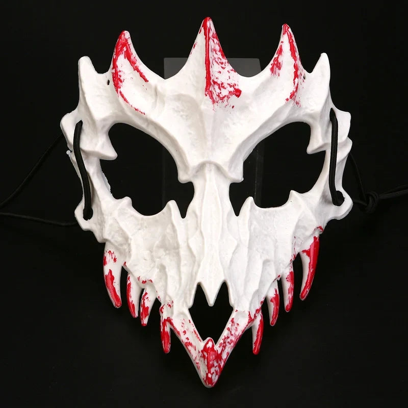 Half Face Mask | Sculpted Fang Details & Breathable Fit