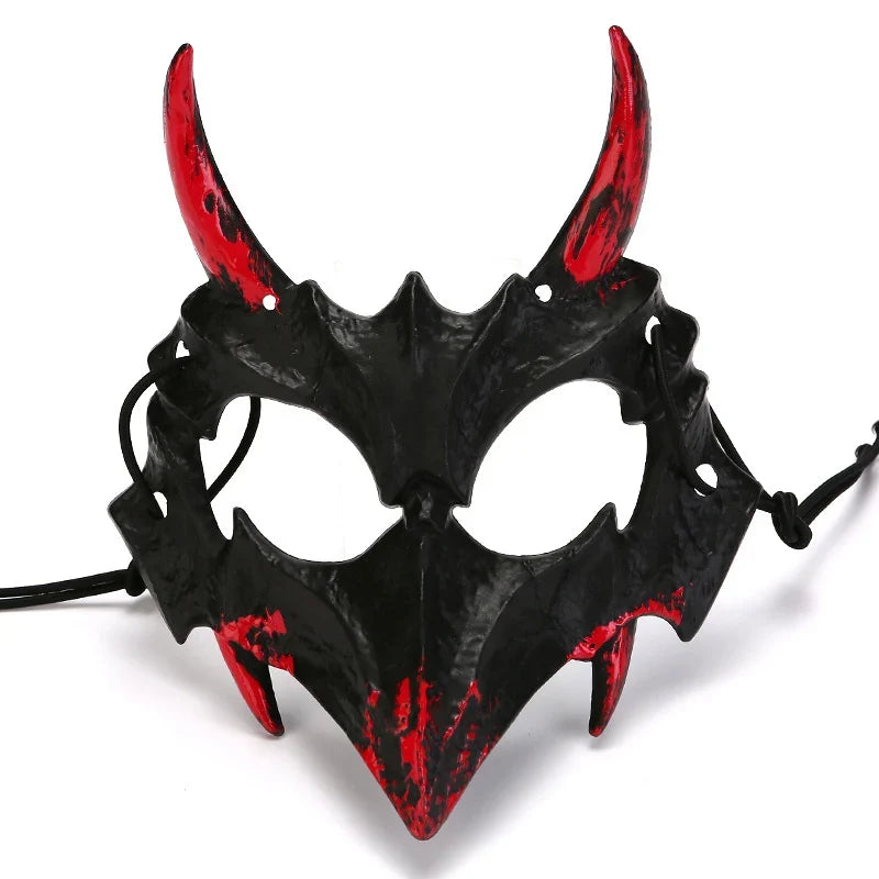 Half Face Mask | Sculpted Fang Details & Breathable Fit