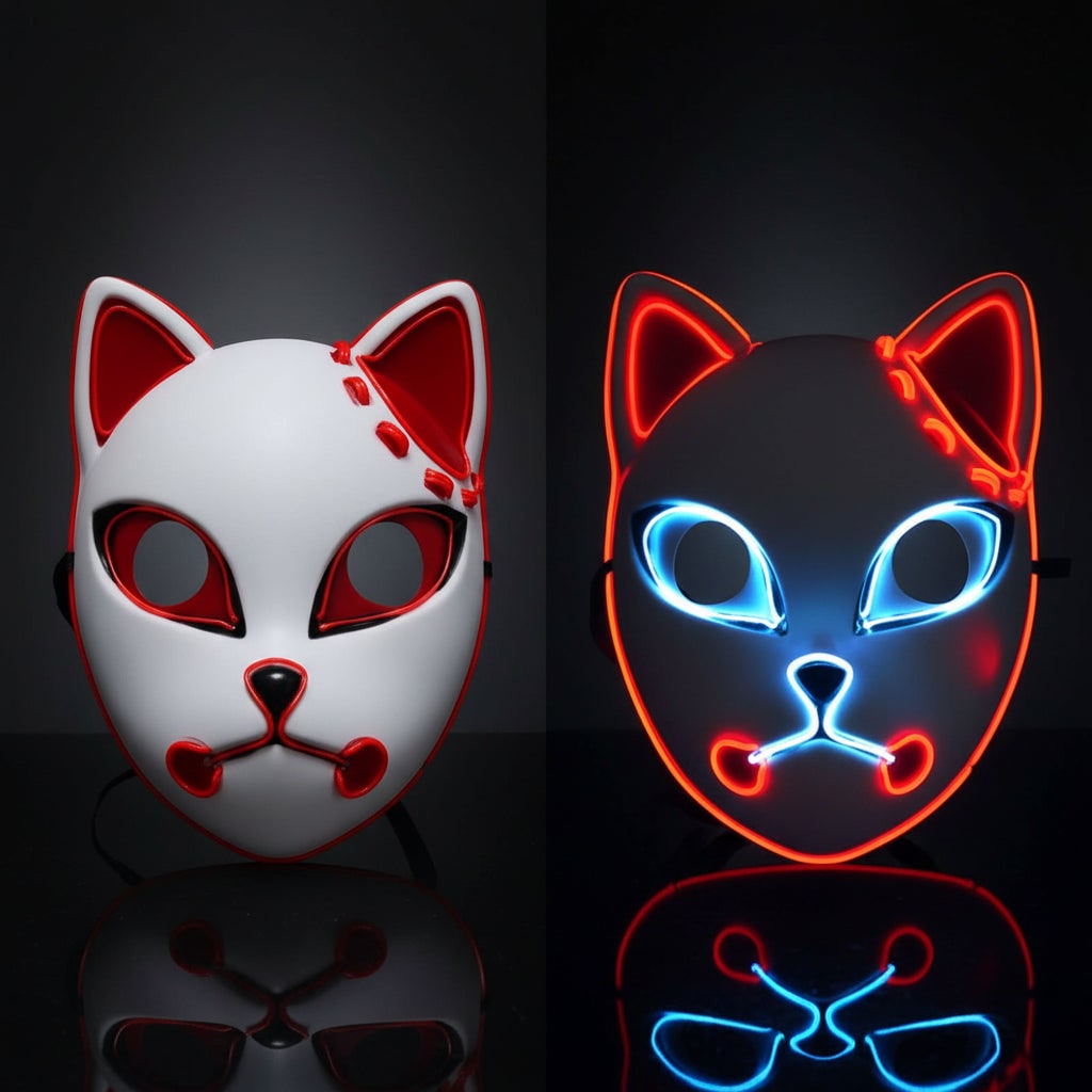 Halloween Anime Cosplay Costume and Outfits with Haori Jacket and Fox for Character Party