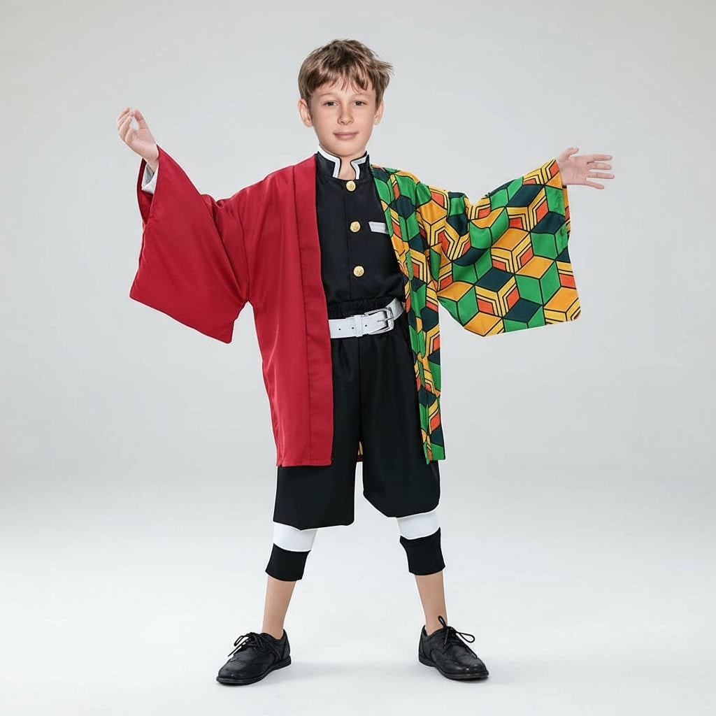 Halloween Anime Cosplay Costume Kimono Character Outfit for Party Dress Up