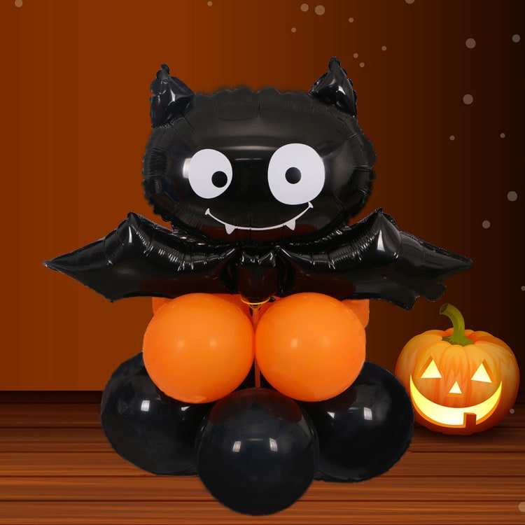 Halloween Balloon Decorations Arch Kit with Foil and Latex Blow Up