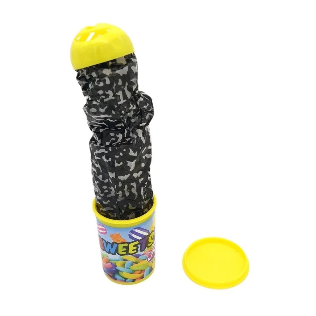 Halloween Fake Prank Snake in Can Gag Toy with Spring-Loaded Pop-Out Action
