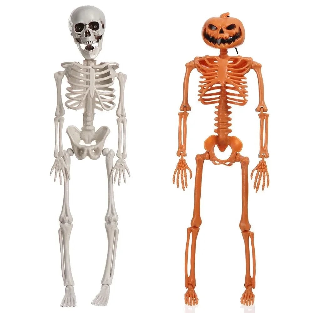 Halloween Giant Poseable Skeleton Decoration for Outdoor Party and Haunted House Display