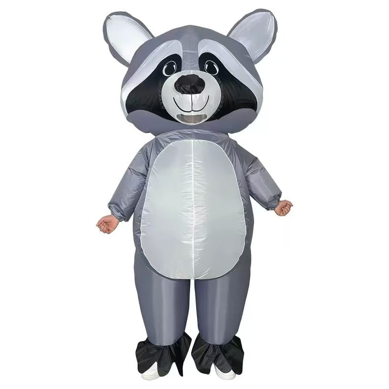 Halloween Inflatable Costume Full Body Animal Suit with Mesh Face Window