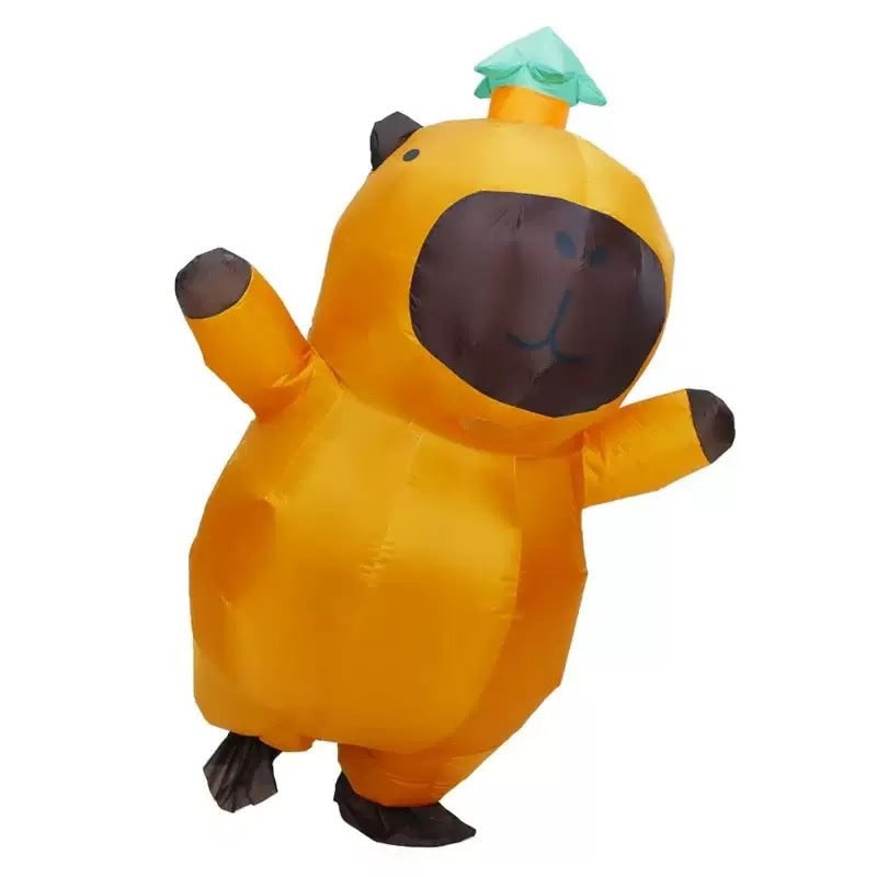 Halloween Inflatable Costume Full Body Animal Suit with Mesh Face Window