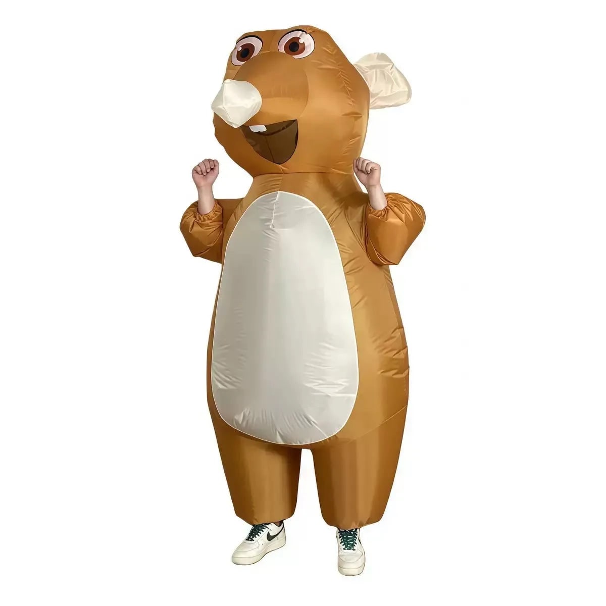 Halloween Inflatable Costume Full Body Animal Suit with Mesh Face Window