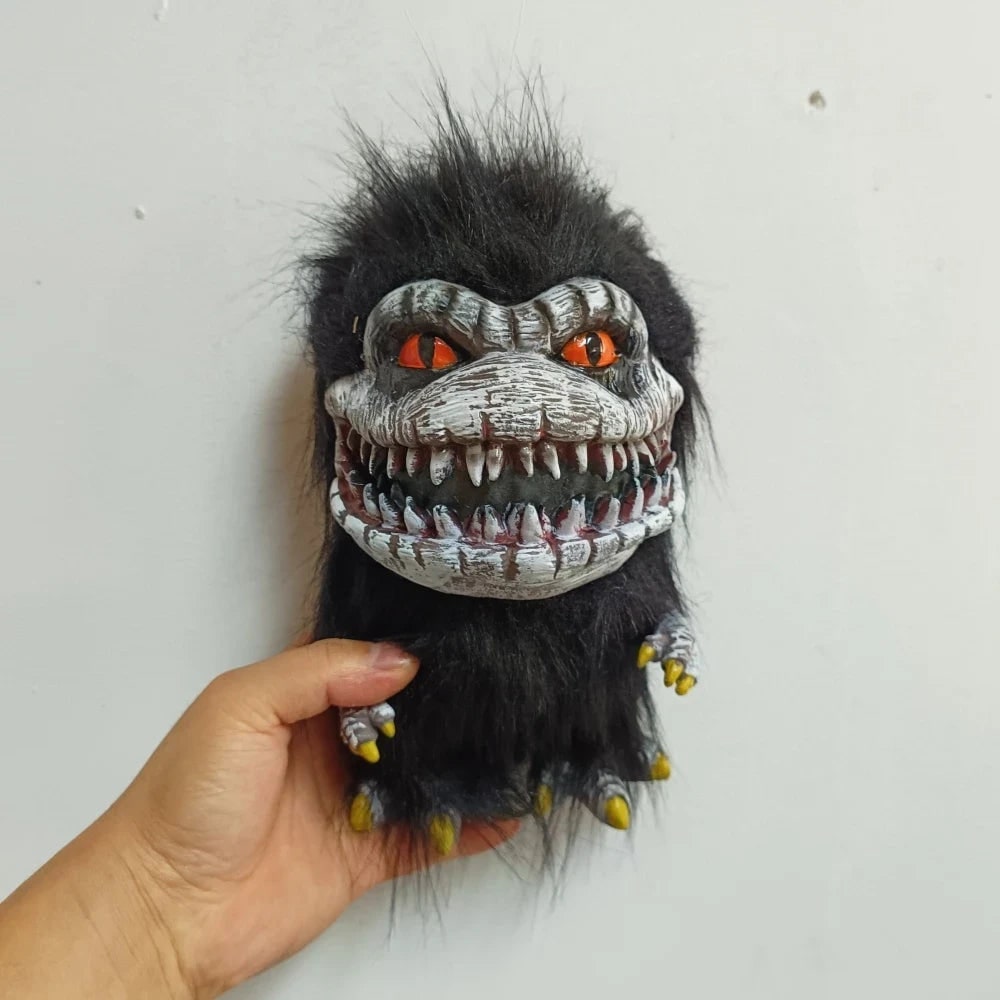 Halloween Plush Toy Weighted Stuffed Creepy with Molded Face and Claws Highland Cow