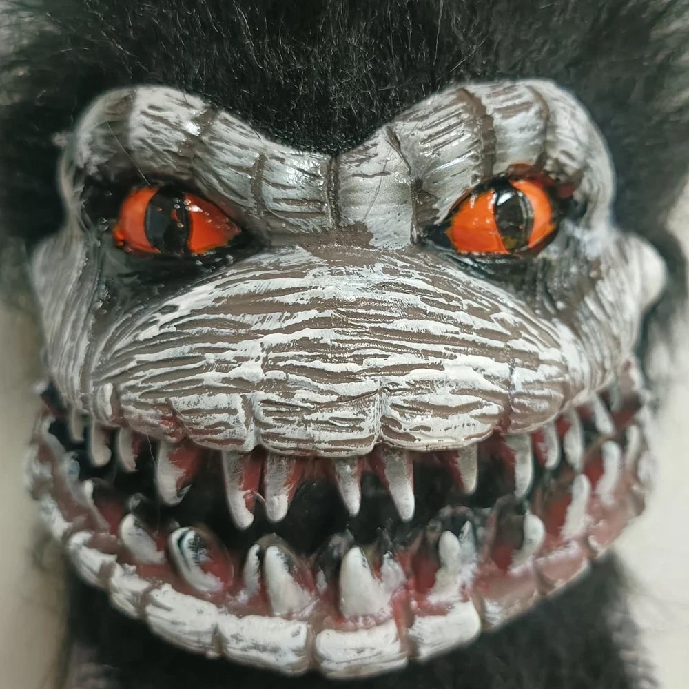 Halloween Plush Toy Weighted Stuffed Creepy with Molded Face and Claws Highland Cow