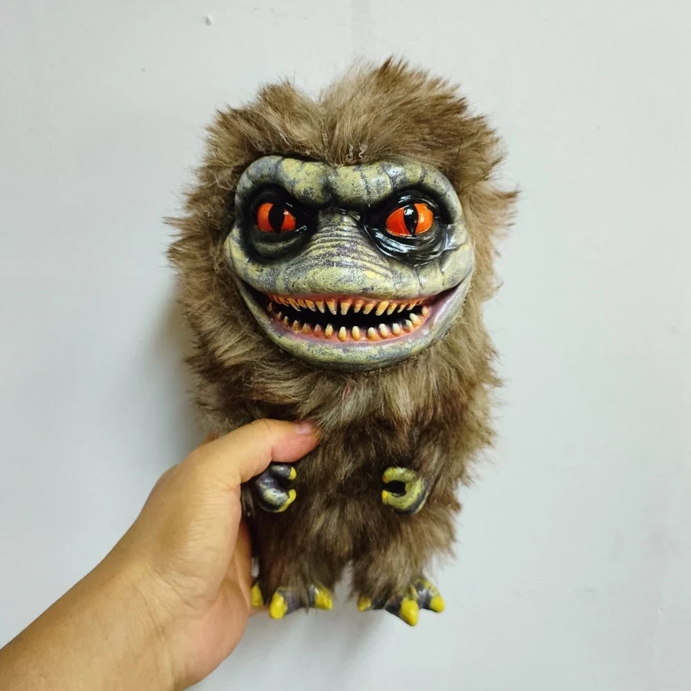 Halloween Plush Toy Weighted Stuffed Creepy with Molded Face and Claws Highland Cow