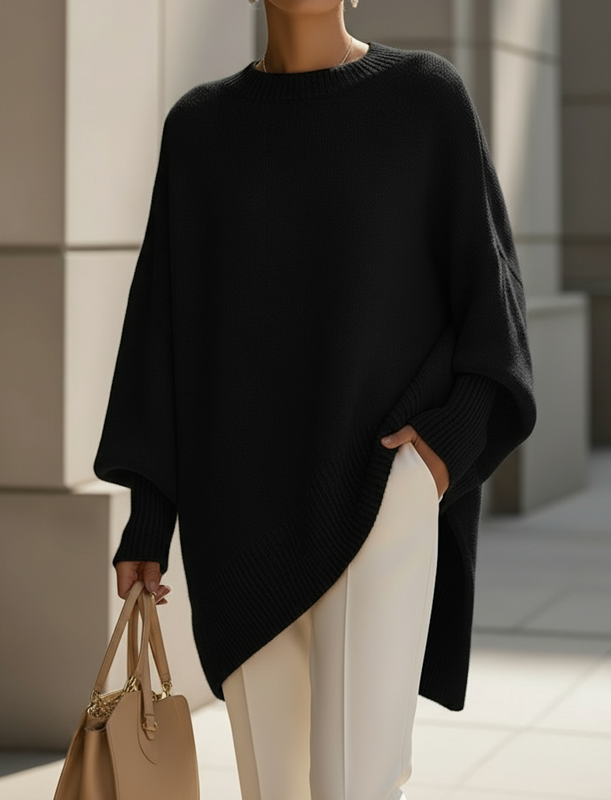 Celia | Oversized Batwing Sweater