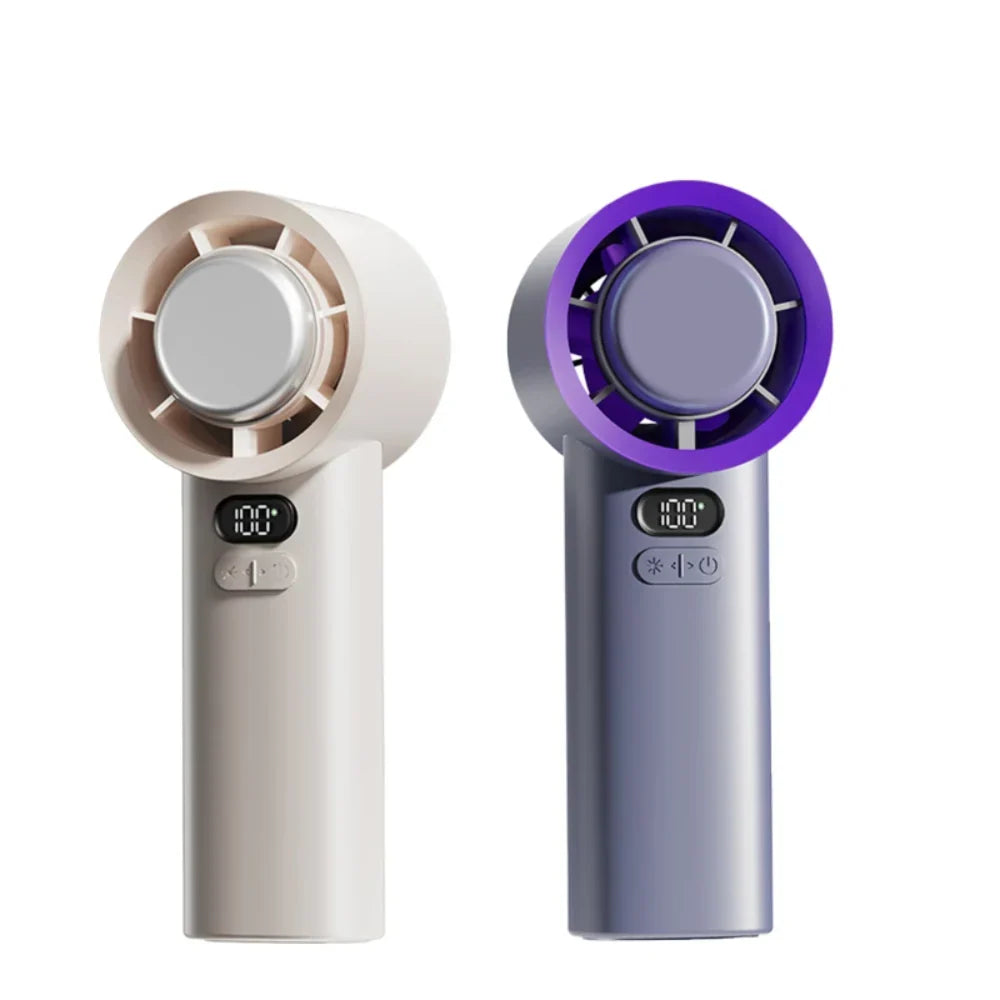 Handheld Fan | USB Rechargeable & Stepless 1-100 Speeds