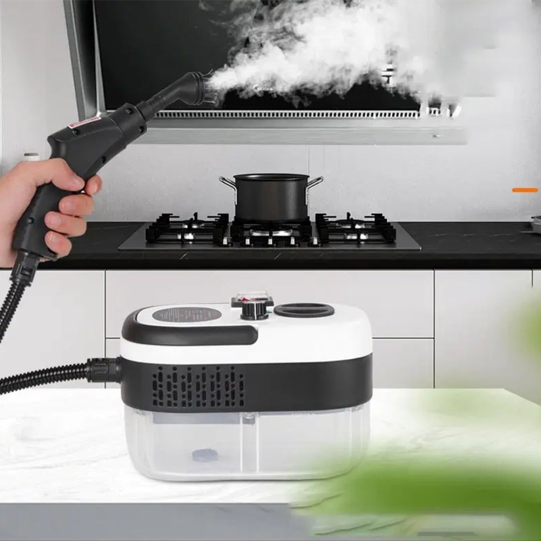 Handheld Portable Steam Cleaner for Rugs and Carpets with Chemical Free Cleaning Wand