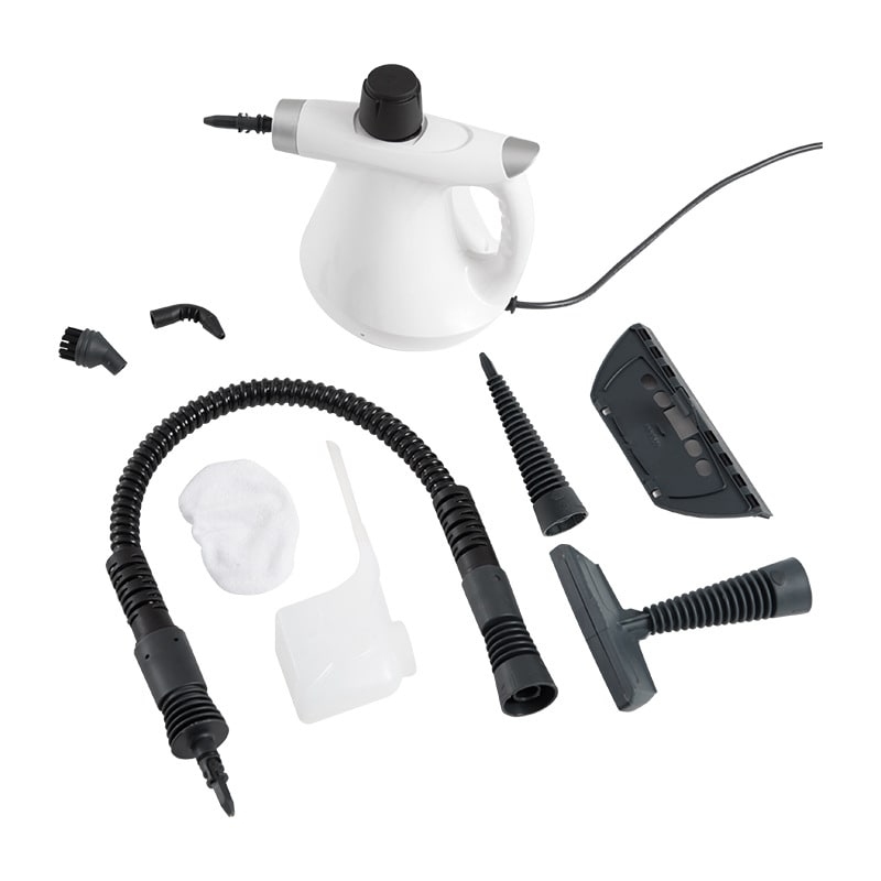 Handheld Portable Steam Cleaner for Rugs Furniture and Tile Grout with Attachments