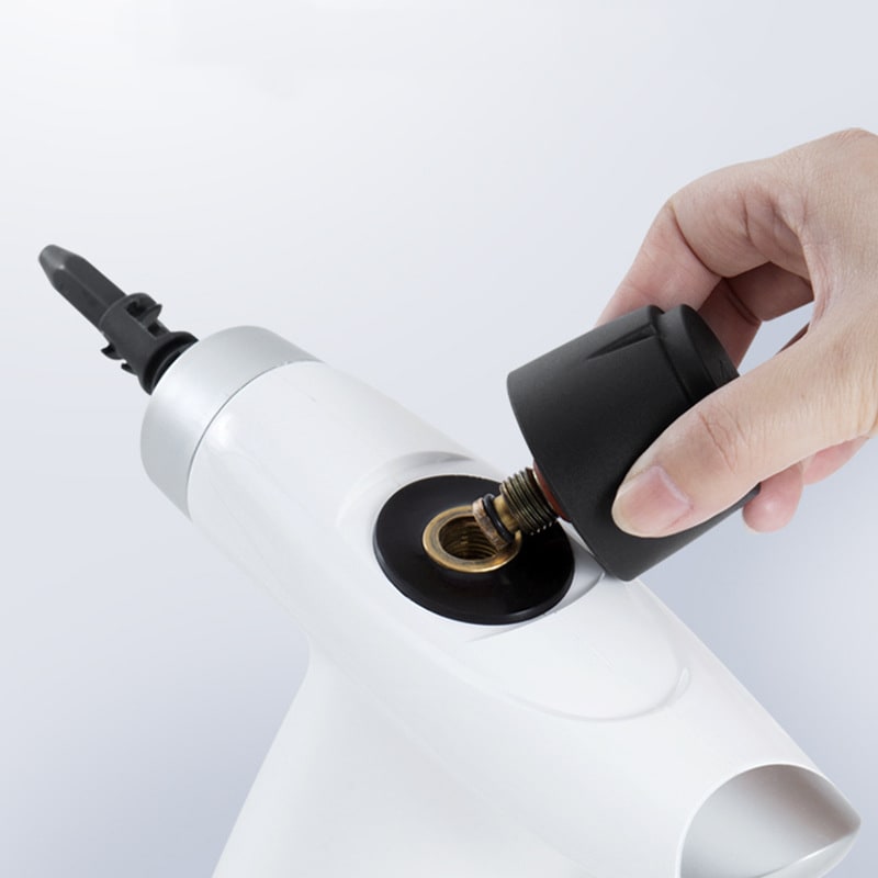 Handheld Portable Steam Cleaner for Rugs Furniture and Tile Grout with Attachments