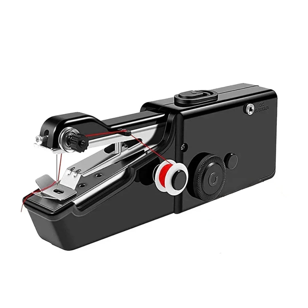 Handheld Sewing Machine | One-Hand Operation & Needle Threader | Travel Size
