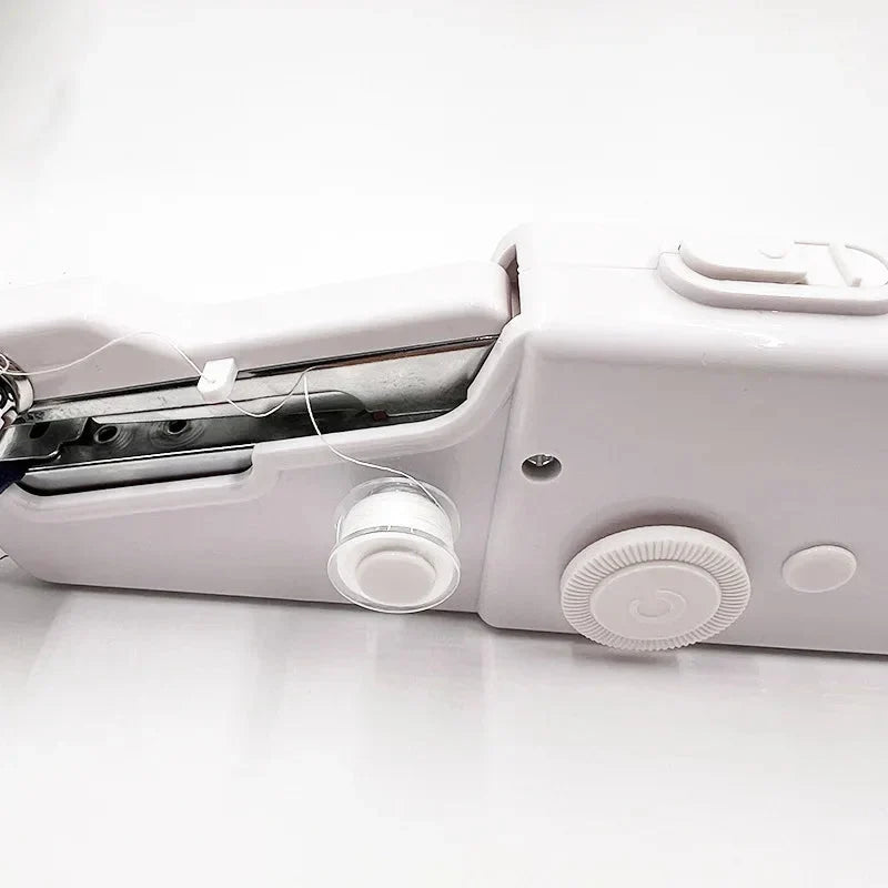 Handheld Sewing Machine | One-Hand Operation & Needle Threader | Travel Size