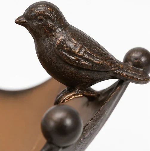Hanging Bird Feeder & Bath | Rust-Resistant Iron