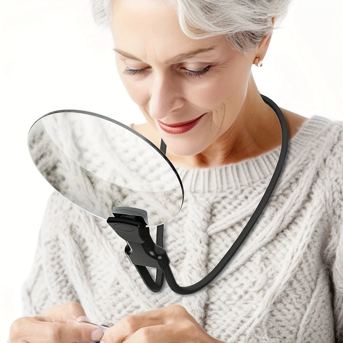 Hanging Magnifier | Large 108mm Lens & Hands-Free Neckband