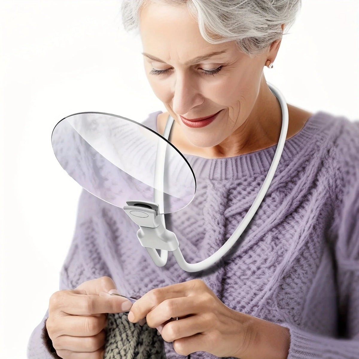 Hanging Magnifier | Large 108mm Lens & Hands-Free Neckband