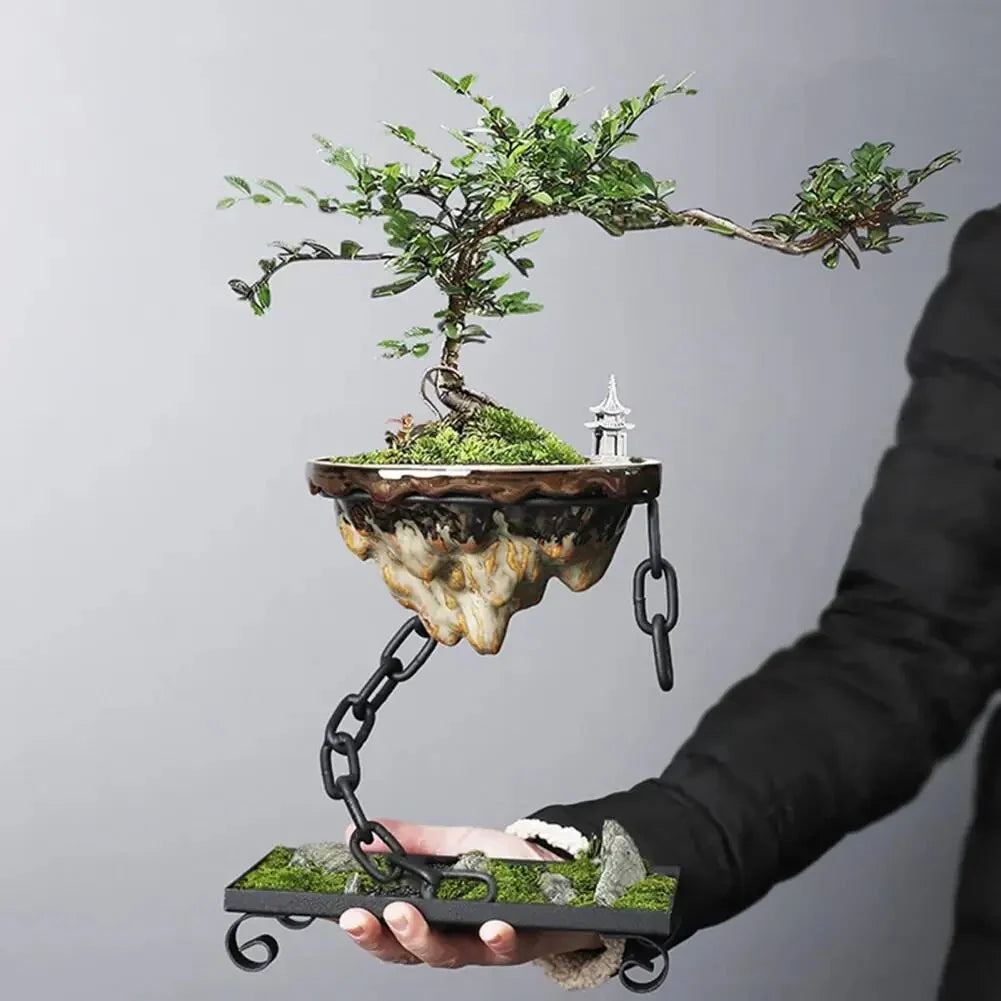 Hanging Planter | Chain Suspension & Drainage