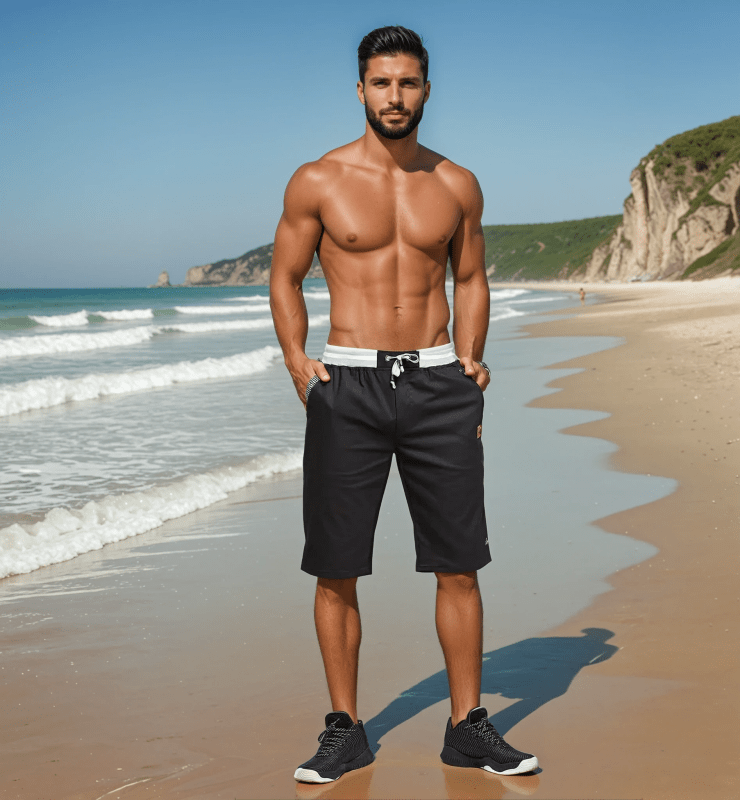 Men’s Shorts | Knee Length Drawstring