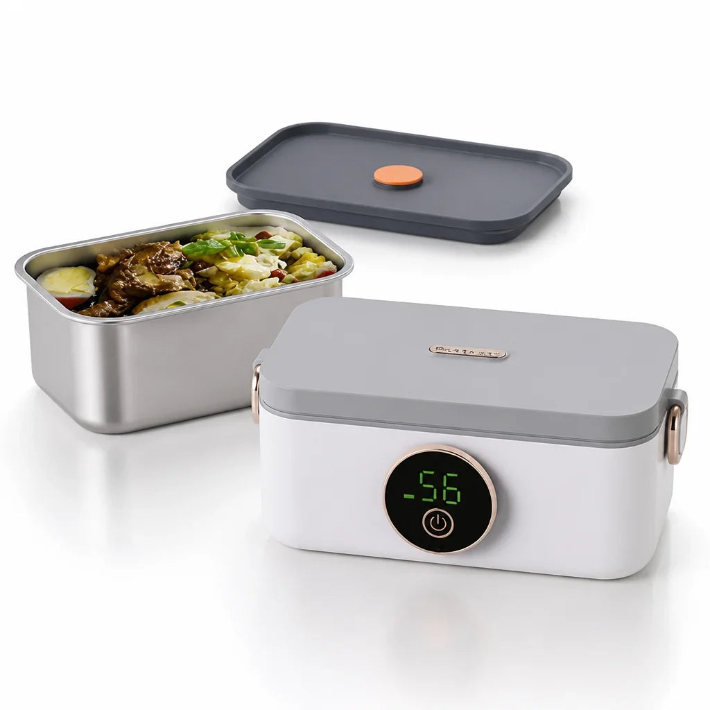 Heated Lunch Box | Cordless Rechargeable & Even Heating | 1000 ml