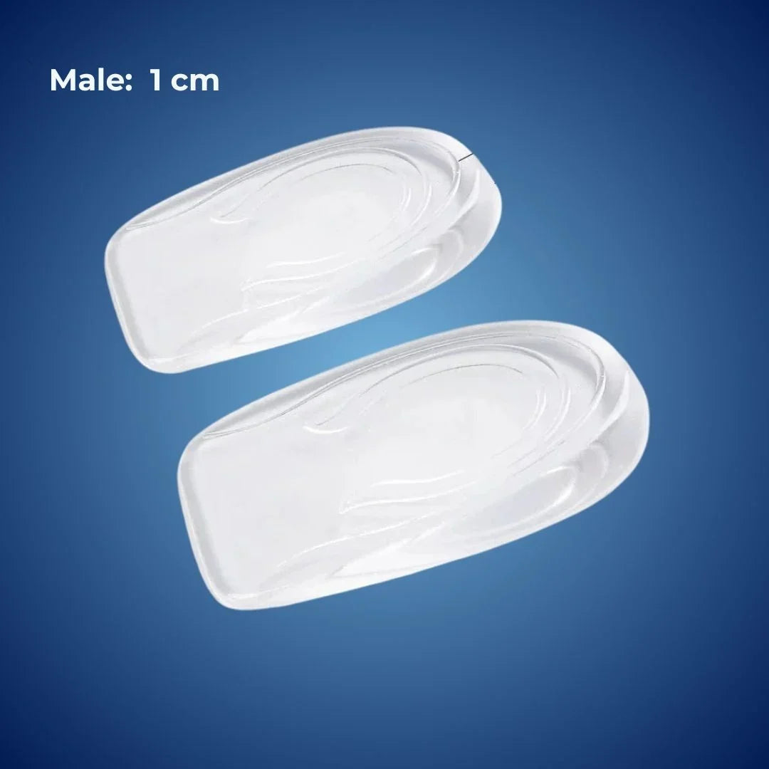 Heel Lift Inserts | Silicone Gel Cushioning & Adjustable Lift