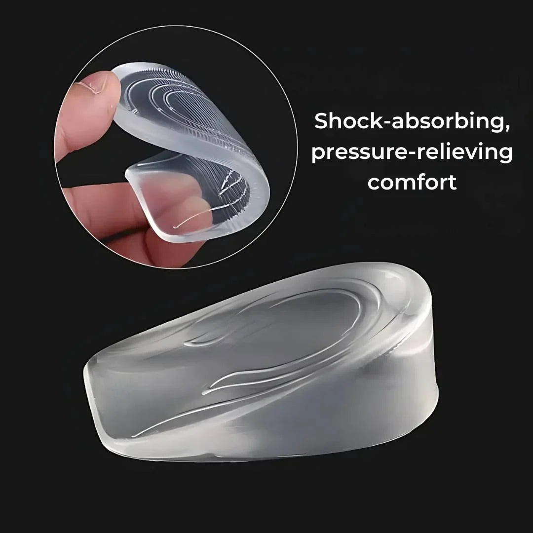 Heel Lift Inserts | Silicone Gel Cushioning & Adjustable Lift