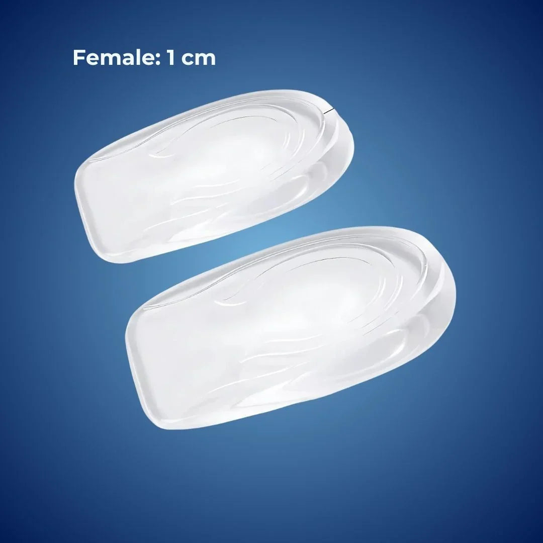 Heel Lift Inserts | Silicone Gel Cushioning & Adjustable Lift