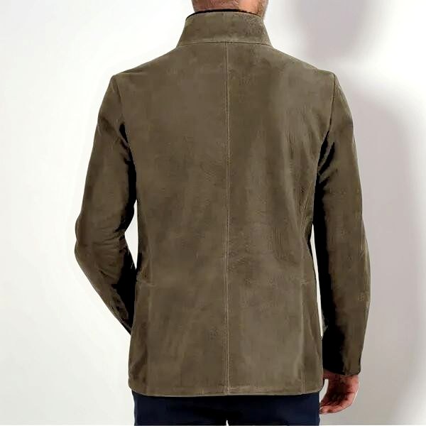 Henry - Men's Asymmetric Zip Pocket Blazer