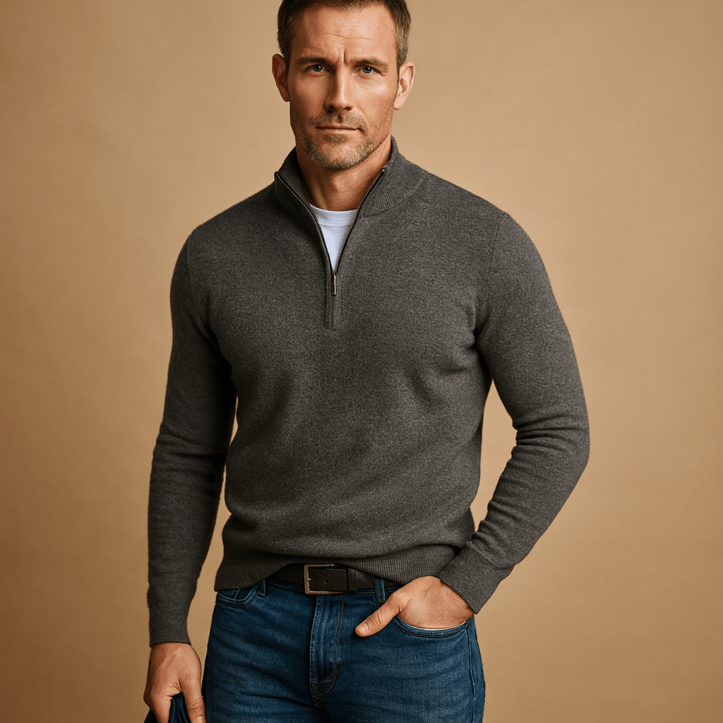 Men's Half Zip Sweater