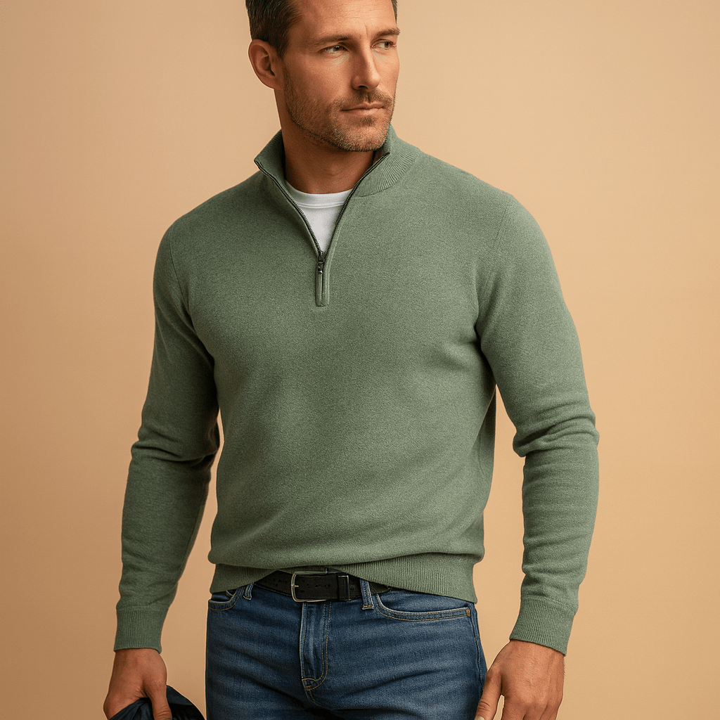 Men's Half Zip Sweater