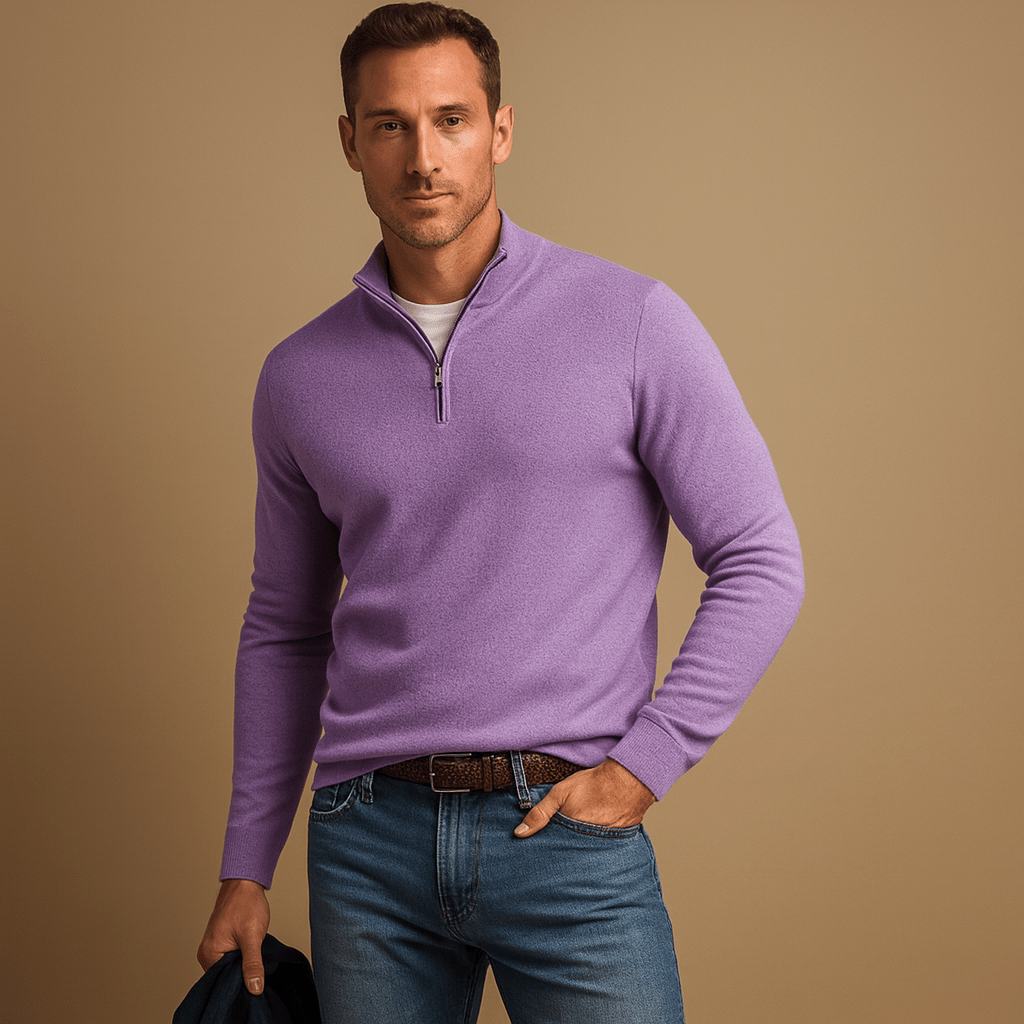Men's Half Zip Sweater