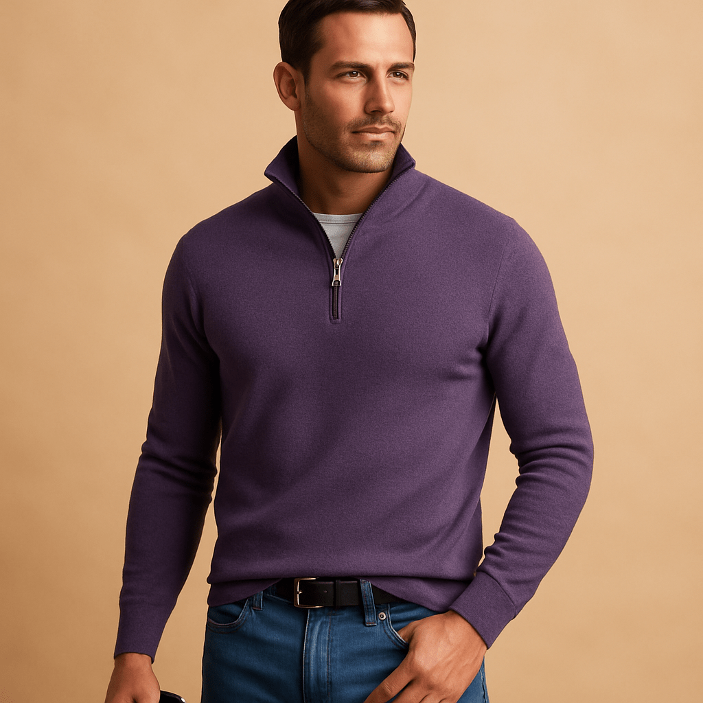 Men's Half Zip Sweater