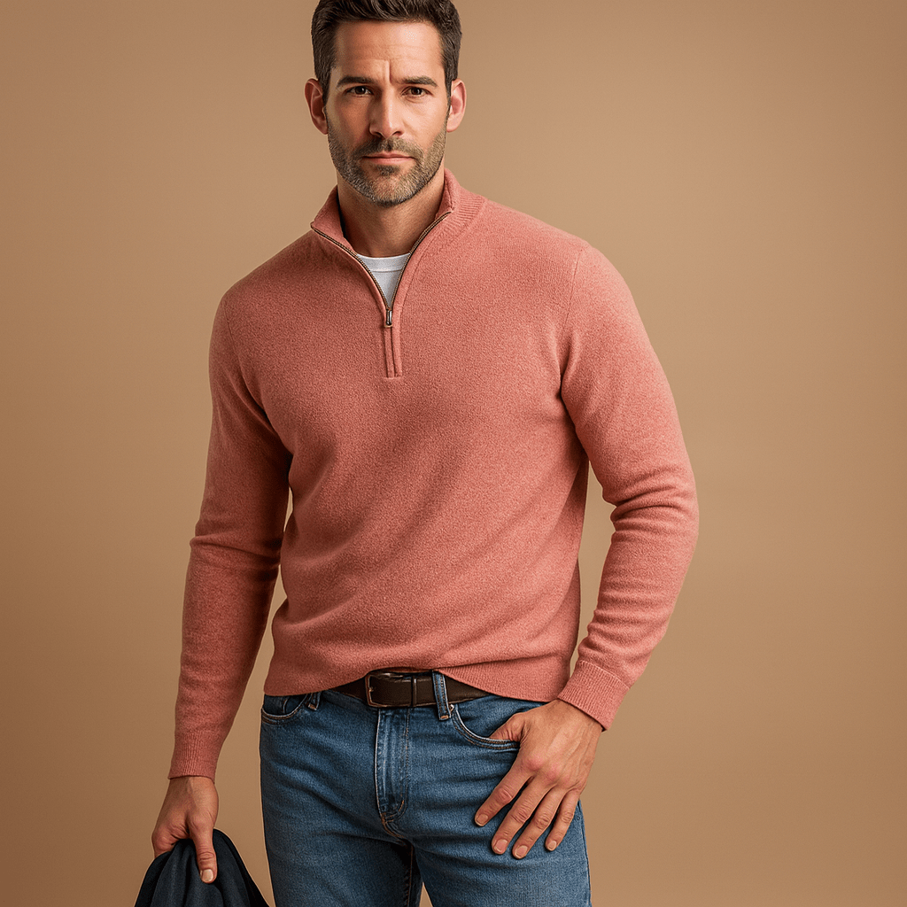 Men's Half Zip Sweater