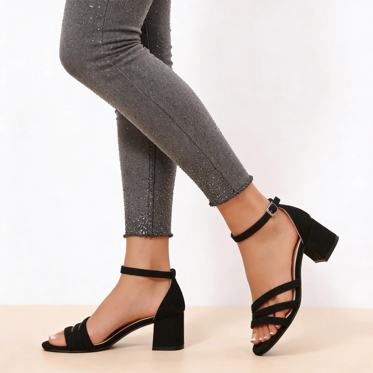 Women's Block Heel Court Shoes | Elegant Mid Heel Pumps