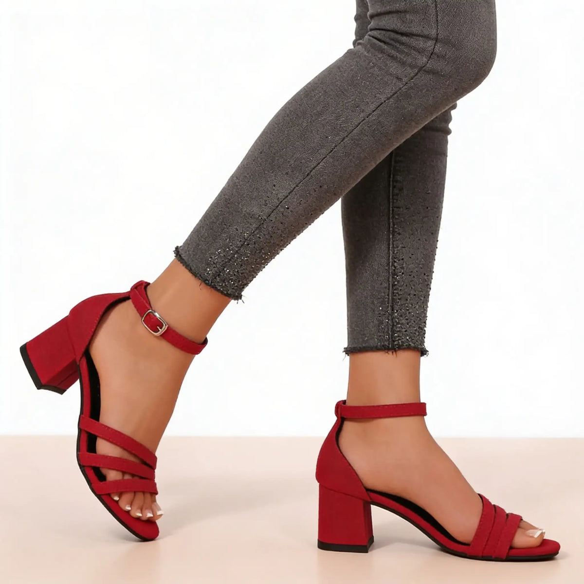 Women's Block Heel Court Shoes | Elegant Mid Heel Pumps