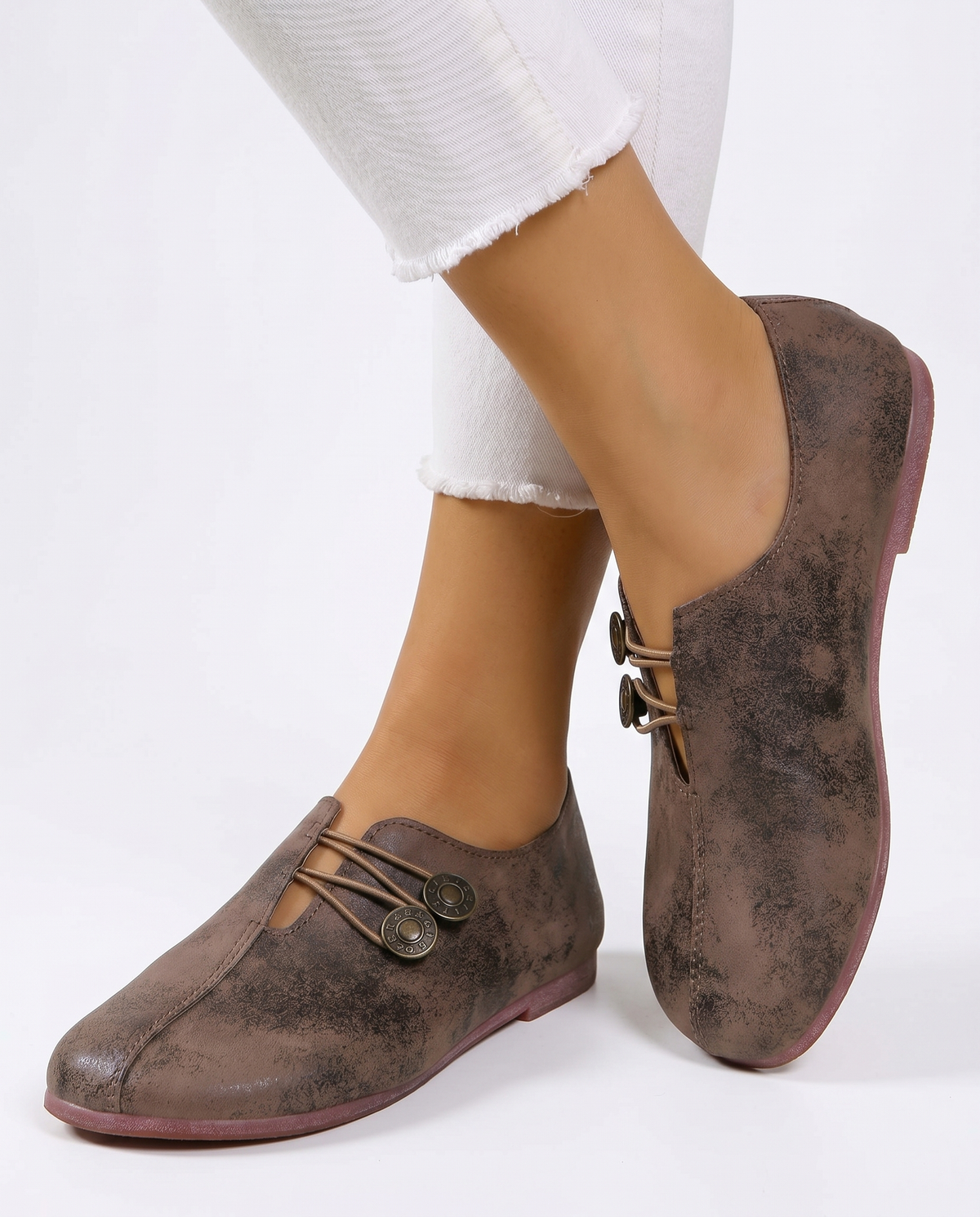 Faustina | Fabric Slip-On Sneakers