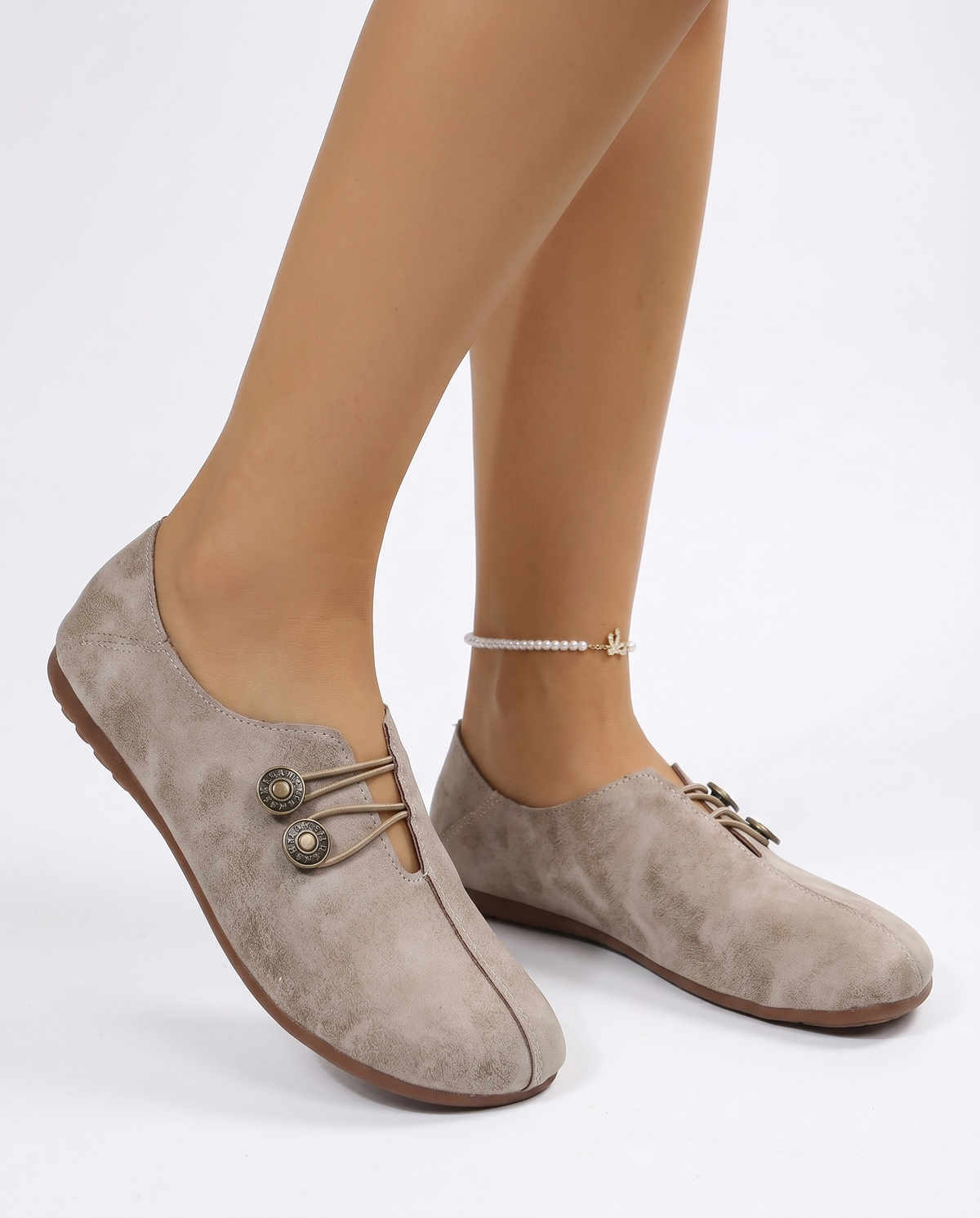 Faustina | Fabric Slip-On Sneakers