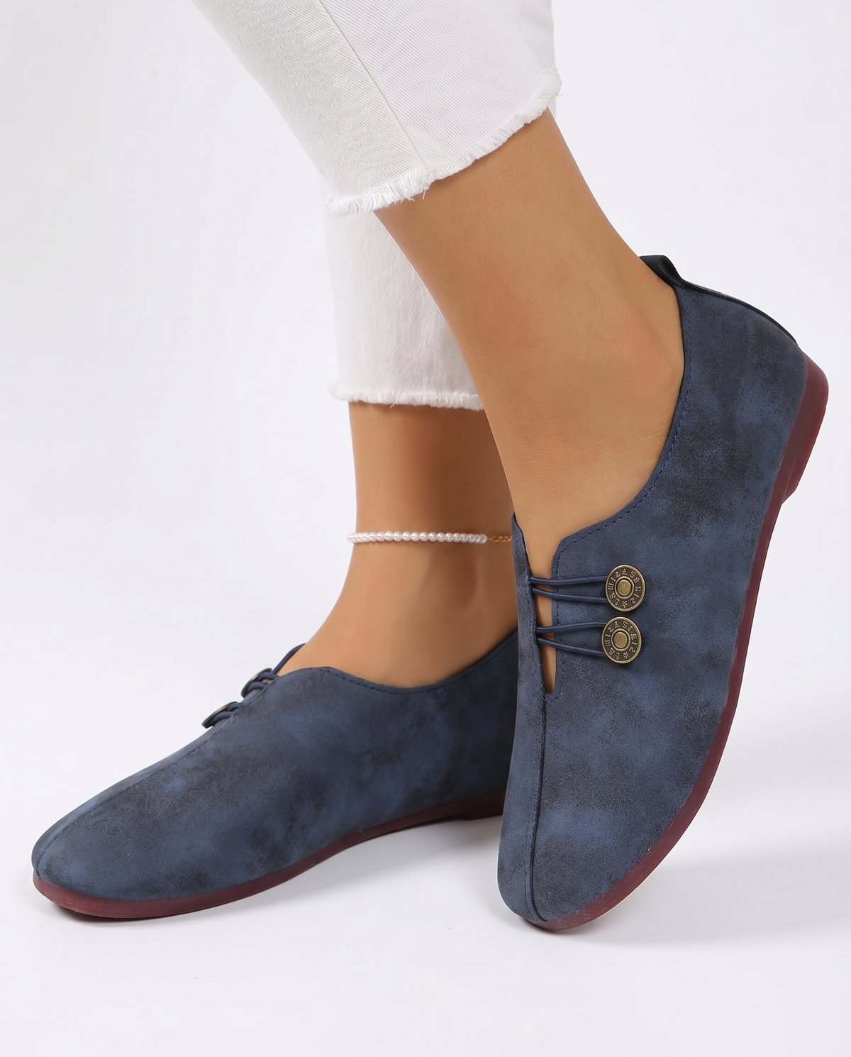 Faustina | Fabric Slip-On Sneakers
