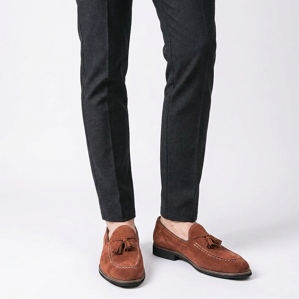 Barolo Suede Loafers