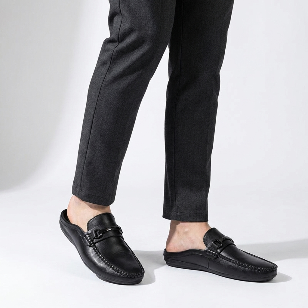 Burano Leather Mules
