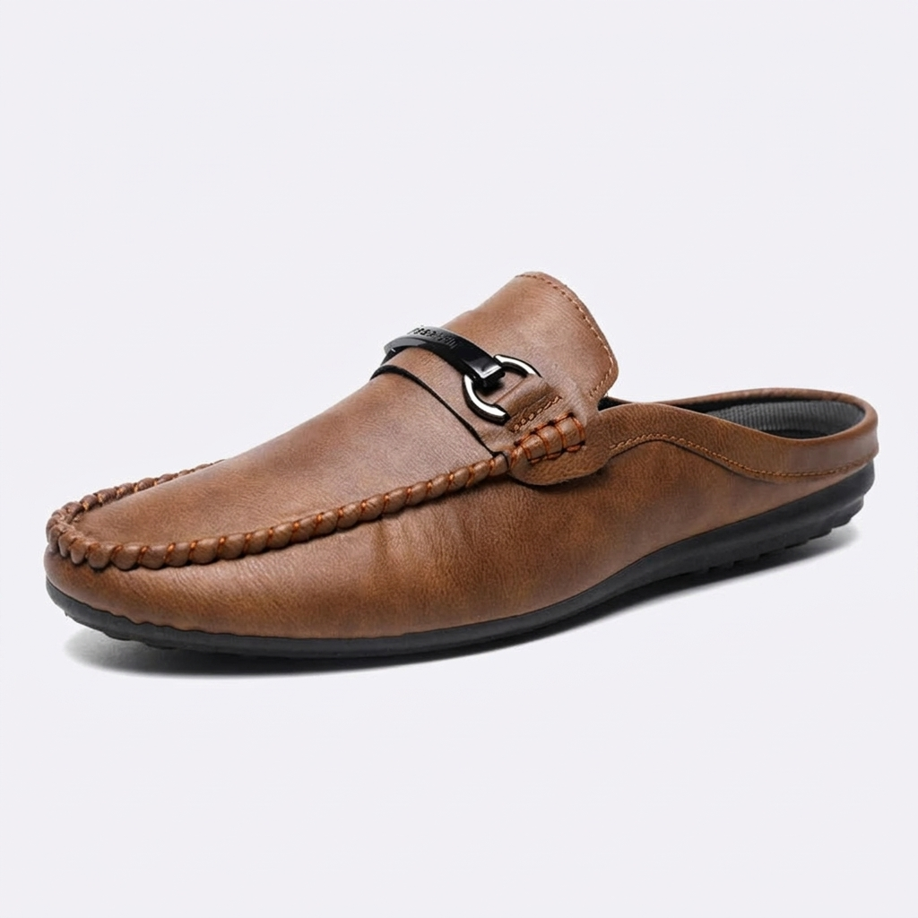Burano Leather Mules
