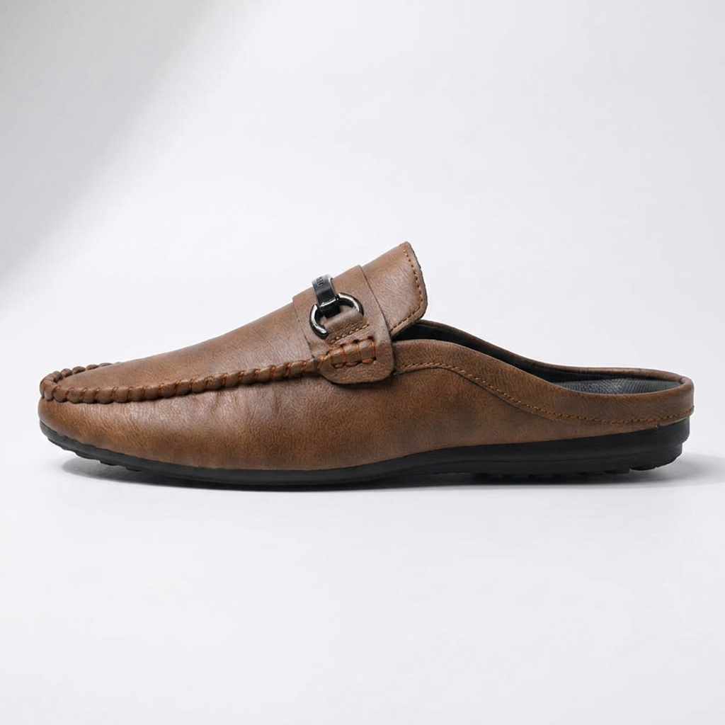 Burano Leather Mules