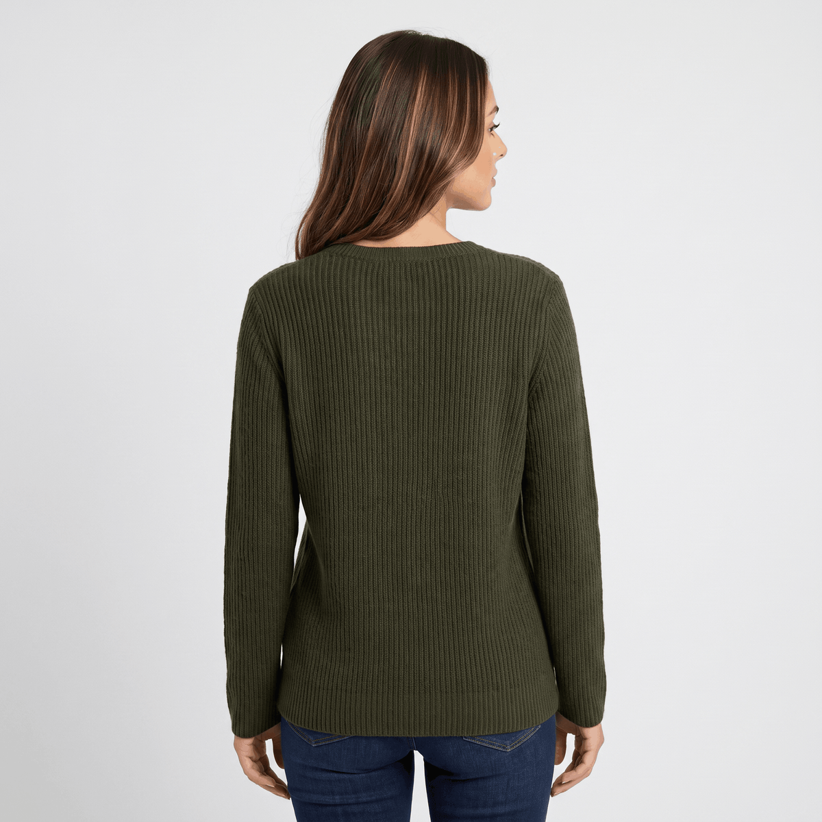 Giselle Ribbed Knit Henley Sweater – Relaxed V-Neck Button-Placket Pullover